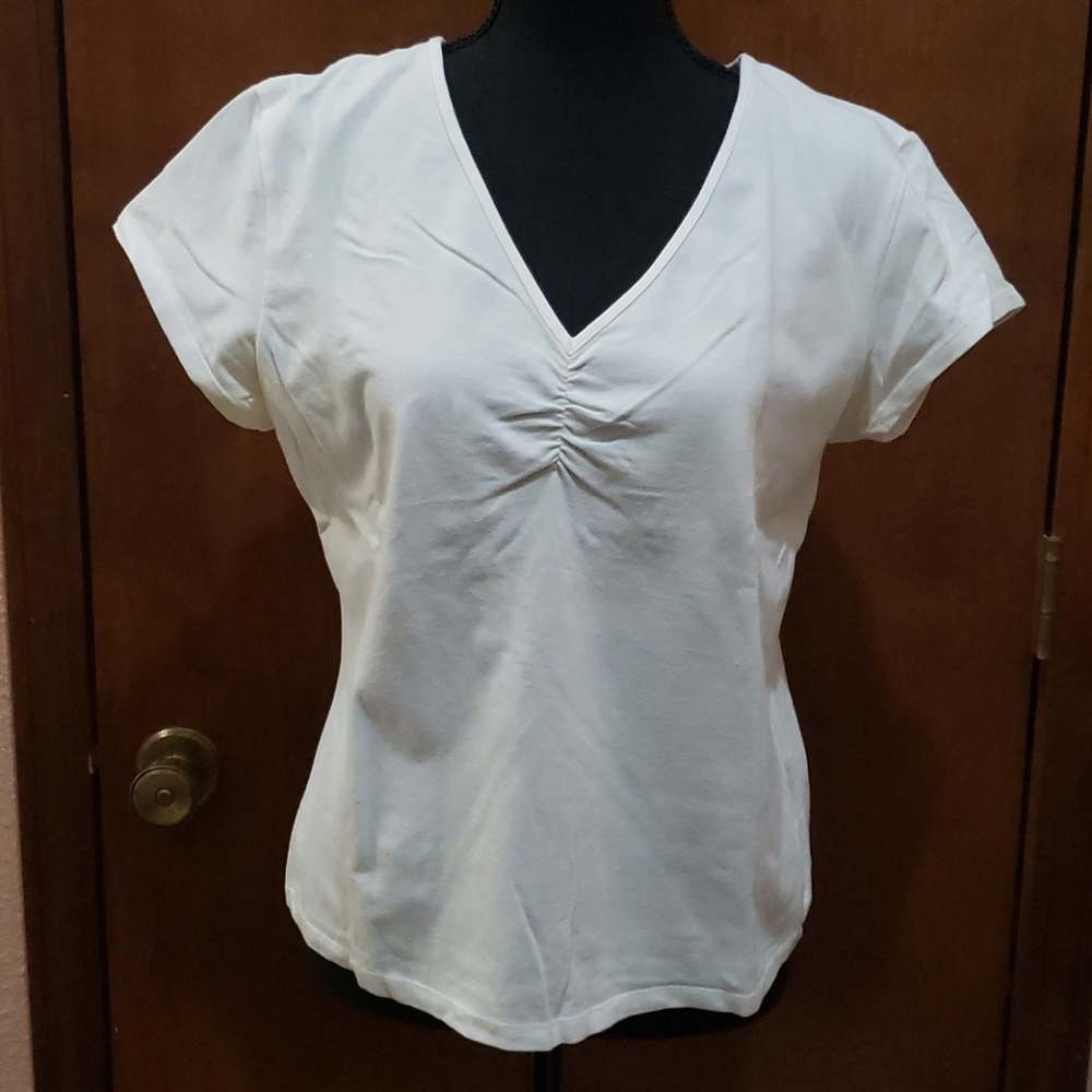 Fashion Bug Stretch White t-shirt XL